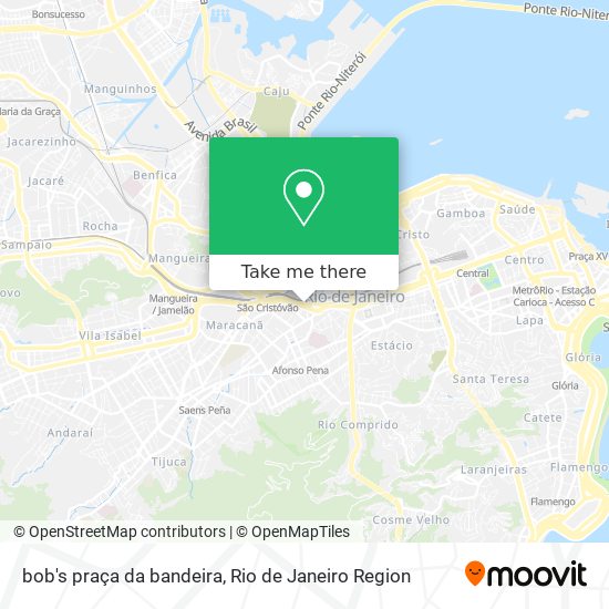 Mapa bob's praça da bandeira