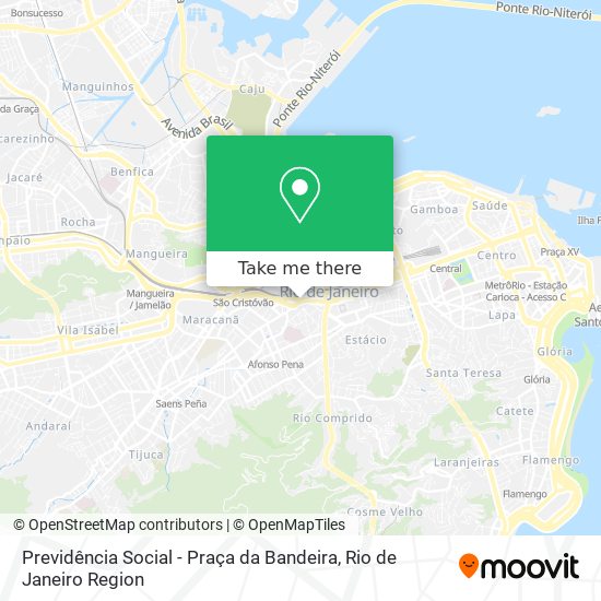 Previdência Social - Praça da Bandeira map