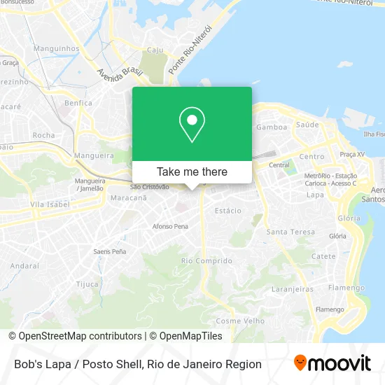 Bob's Lapa / Posto Shell map