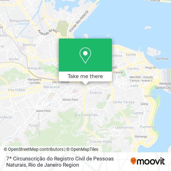 7ª Circunscrição do Registro Civil de Pessoas Naturais map