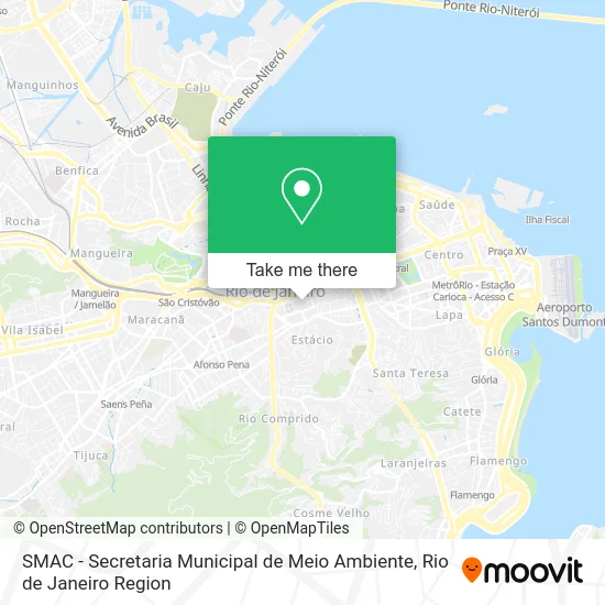 SMAC - Secretaria Municipal de Meio Ambiente map