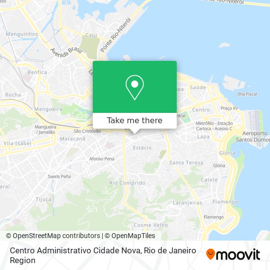 Mapa Centro Administrativo Cidade Nova