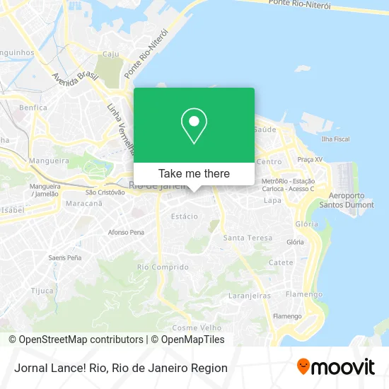 Jornal Lance! Rio map