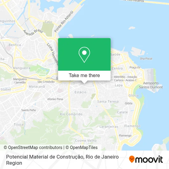 Potencial Material de Construção map