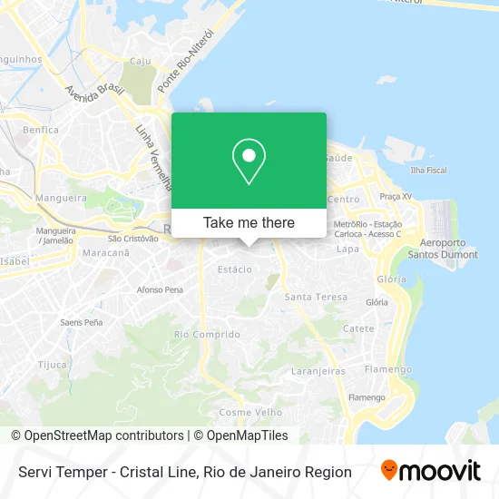 Servi Temper - Cristal Line map