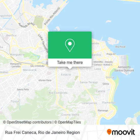 Rua Frei Caneca map