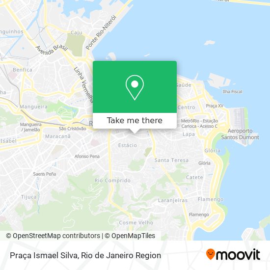 Mapa Praça Ismael Silva