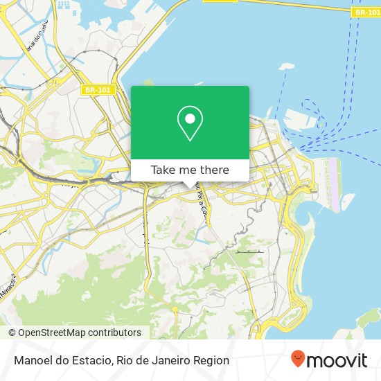 Manoel do Estacio map