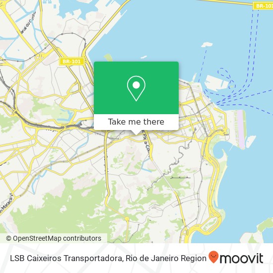 LSB Caixeiros Transportadora map