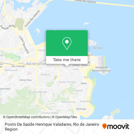 Mapa Posto De Saúde Henrique Valadares