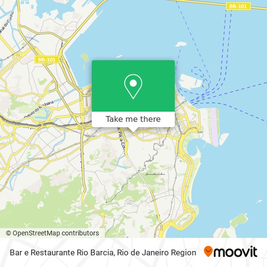 Mapa Bar e Restaurante Rio Barcia
