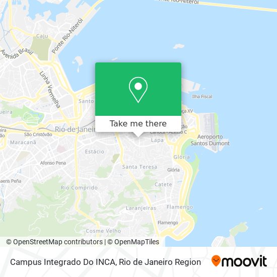 Campus Integrado Do INCA map