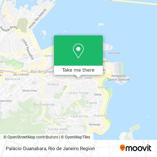 Mapa Palácio Guanabara