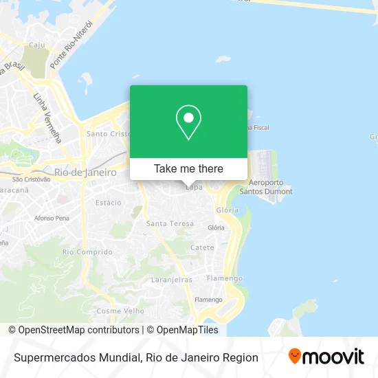 Supermercados Mundial map