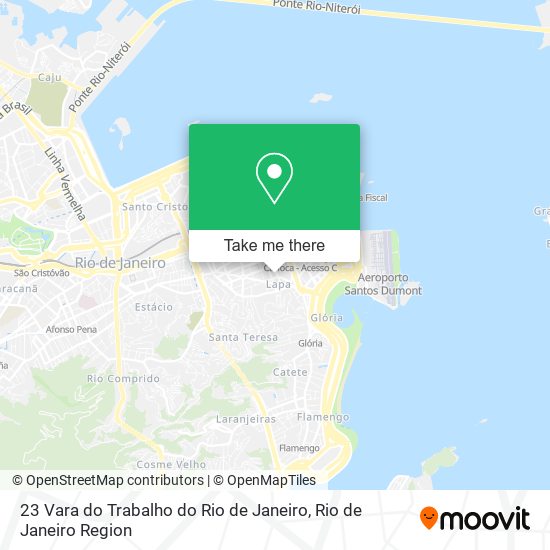 23 Vara do Trabalho do Rio de Janeiro map