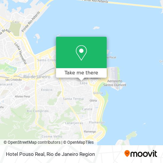 Hotel Pouso Real map