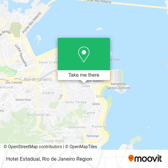 Hotel Estadual map