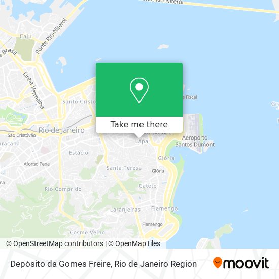 Depósito da Gomes Freire map