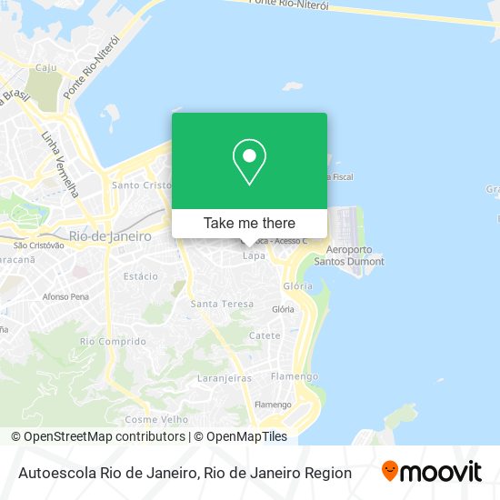 Mapa Autoescola Rio de Janeiro