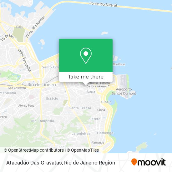 Atacadão Das Gravatas map