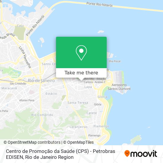 Mapa Centro de Promoção da Saúde (CPS) - Petrobras EDISEN