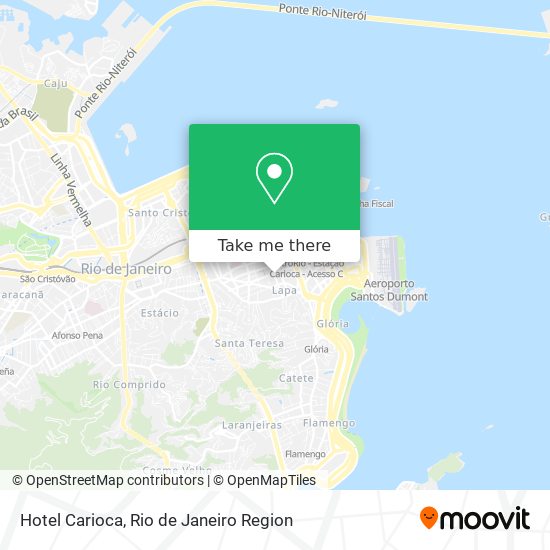 Hotel Carioca map