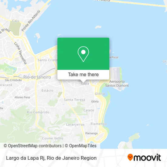 Largo da Lapa Rj map