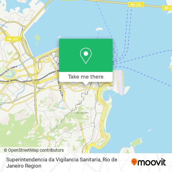 Mapa Superintendencia da Vigilancia Sanitaria