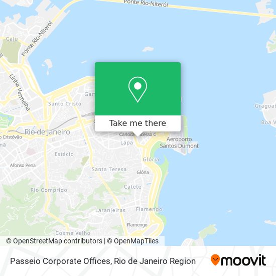Passeio Corporate Offices map
