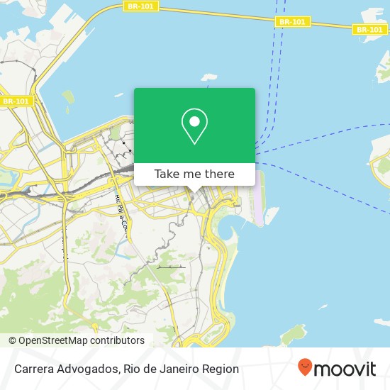 Carrera Advogados map