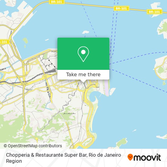 Mapa Chopperia & Restaurante Super Bar