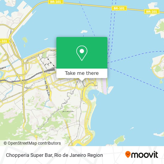 Mapa Chopperia Super Bar