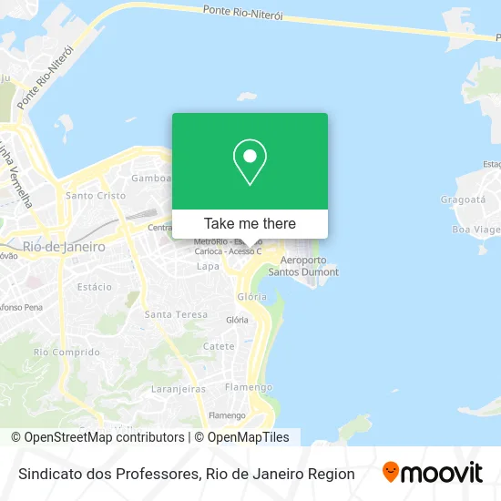 Sindicato dos Professores map