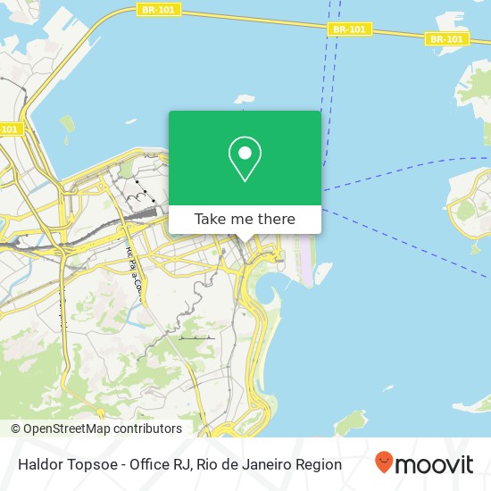 Haldor Topsoe - Office RJ map