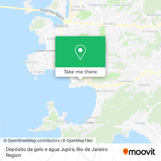 Depósito de gelo e água Jupira map