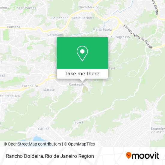 Mapa Rancho Doideira