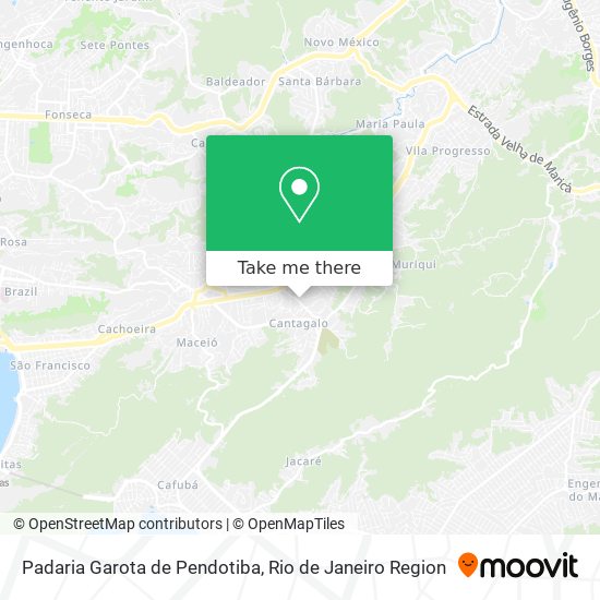 Padaria Garota de Pendotiba map