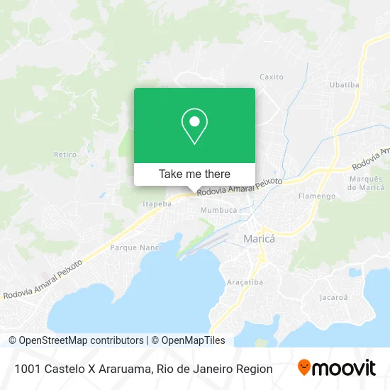 1001 Castelo X Araruama map