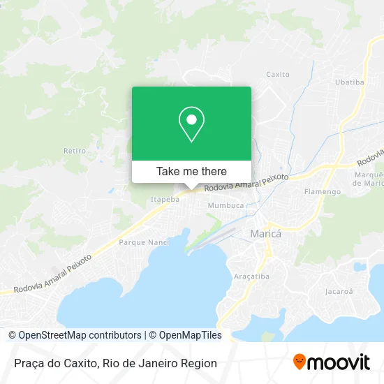 Praça do Caxito map