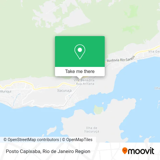 Posto Capixaba map