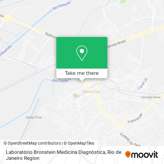 Mapa Laboratório Bronstein Medicina Diagnóstica