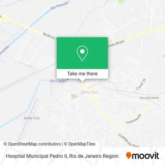 Hospital Municipal Pedro II map