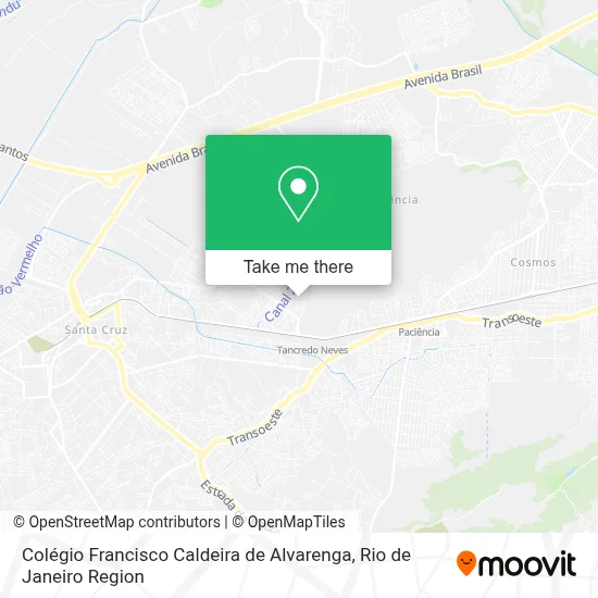 Colégio Francisco Caldeira de Alvarenga map