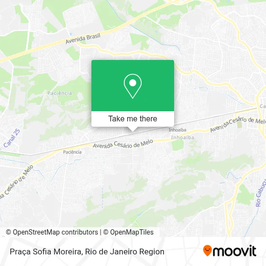 Praça Sofia Moreira map