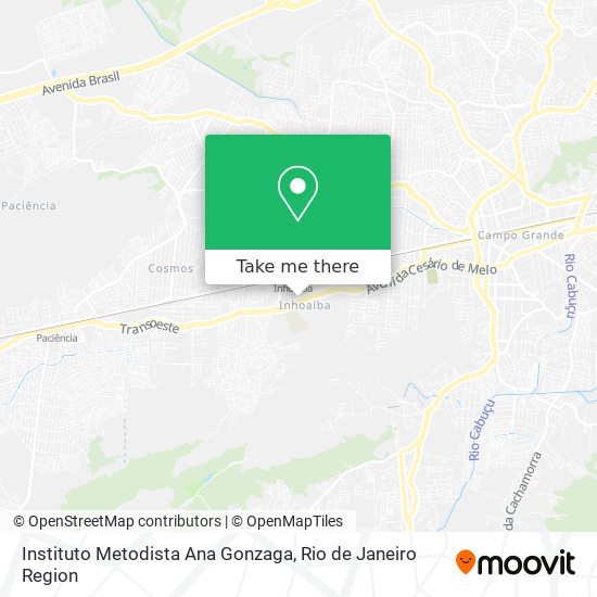 Instituto Metodista Ana Gonzaga map