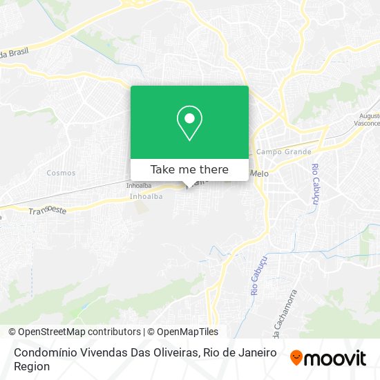 Condomínio Vivendas Das Oliveiras map
