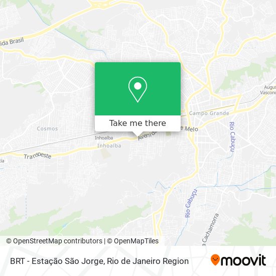 BRT -  Estação São Jorge map
