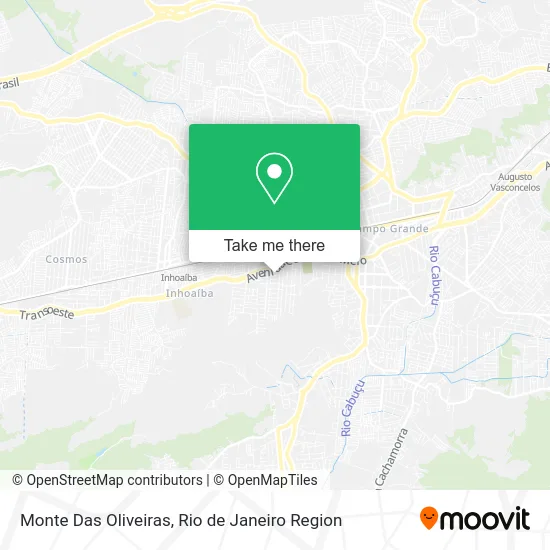 Monte Das Oliveiras map