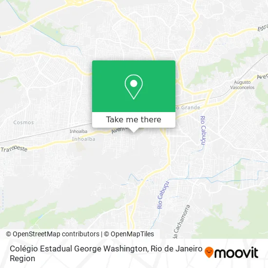 Colégio Estadual George Washington map