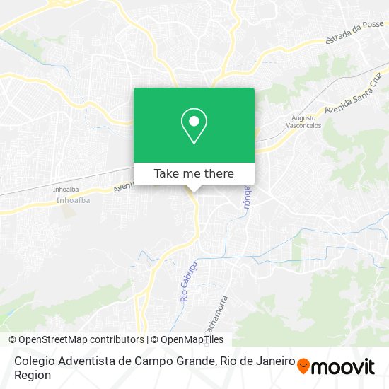 Mapa Colegio Adventista de Campo Grande